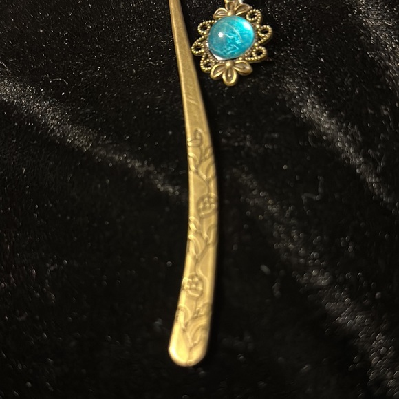 HAND PAINTED FLOWER Bookmark by INDIANA ARTIST SUSAN OTTINGER one of a Kind Tall - Picture 3 of 7